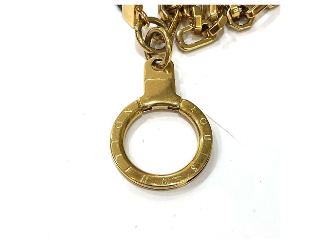 Portachiavi Monogram Reverse Louis Vuitton Marrone - vista 3