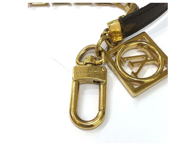 Portachiavi Monogram Reverse Louis Vuitton Marrone - vista 5