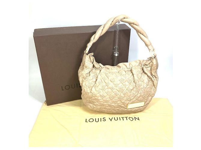 Borsa a Spalla Nimbus GM Monogram Olympe Louis Vuitton Beige Crudo - vista 18