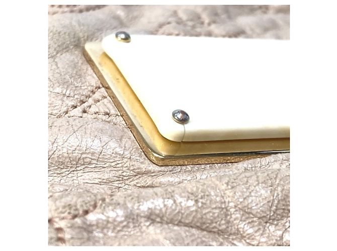 Borsa a Spalla Nimbus GM Monogram Olympe Louis Vuitton Beige Crudo - vista 5