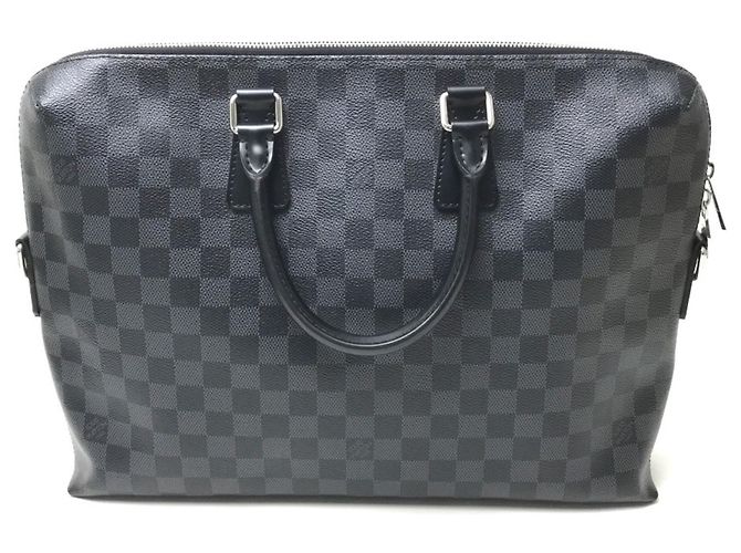 Porte-Document-Jour Damier Graphite de Louis Vuitton Noir - vue 2