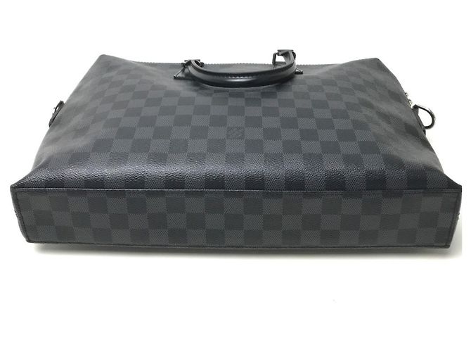 Porte-Document-Jour Damier Graphite de Louis Vuitton Noir - vue 3