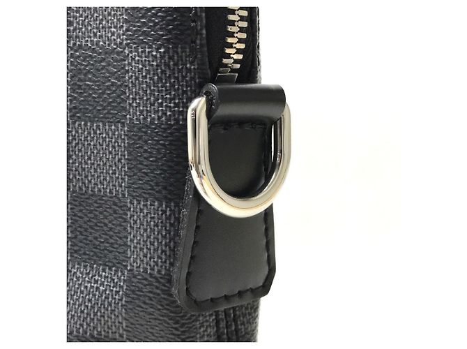 Porte-Document-Jour Damier Graphite de Louis Vuitton Noir - vue 6