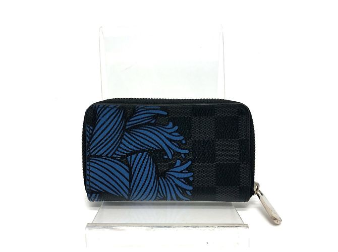 Zippy Portafoglio Damier Graphite Louis Vuitton Nero - vista 2