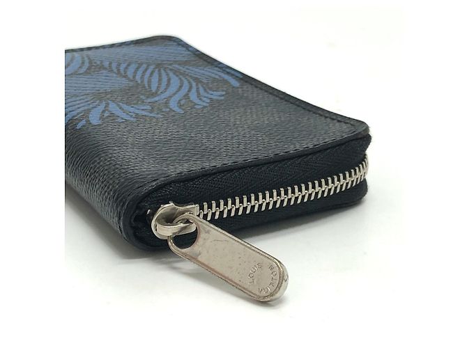 Zippy Portafoglio Damier Graphite Louis Vuitton Nero - vista 4