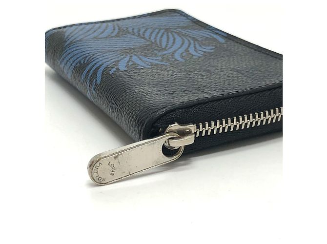 Zippy Portafoglio Damier Graphite Louis Vuitton Nero - vista 5