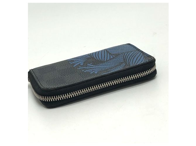 Zippy Portafoglio Damier Graphite Louis Vuitton Nero - vista 6