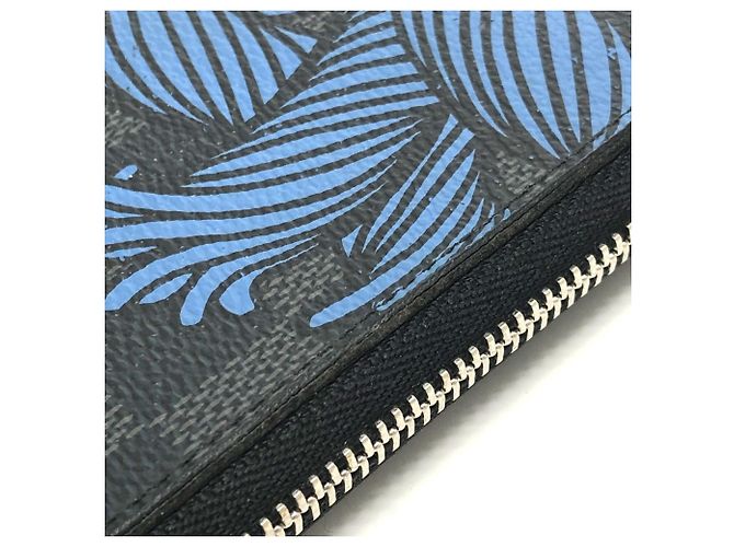 Zippy Portafoglio Damier Graphite Louis Vuitton Nero - vista 7