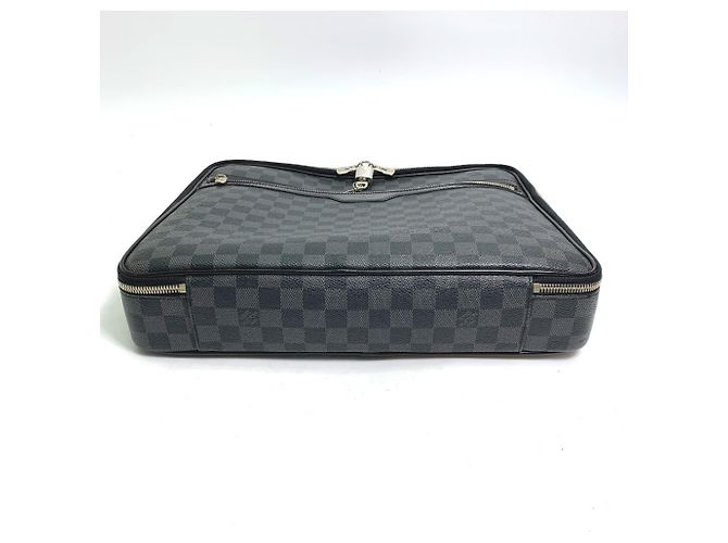 Borsa a Spalla Steve 2 in 1 Damier Graphite Louis Vuitton Nero - vista 5