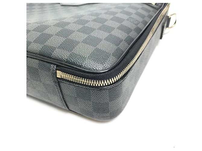 Borsa a Spalla Steve 2 in 1 Damier Graphite Louis Vuitton Nero - vista 6