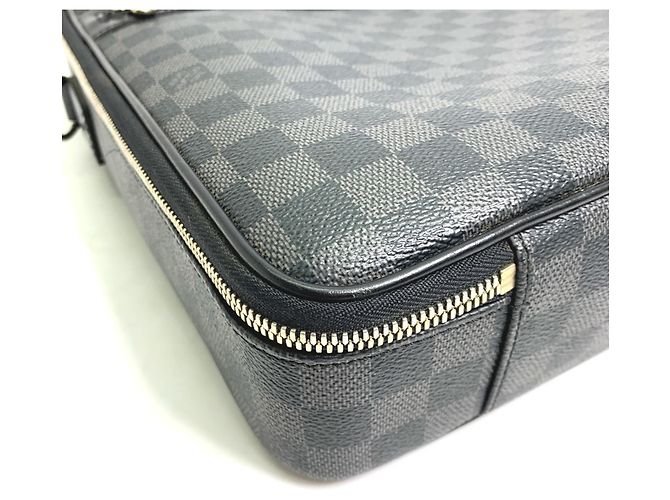 Borsa a Spalla Steve 2 in 1 Damier Graphite Louis Vuitton Nero - vista 7