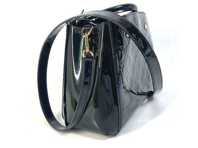 Borsa Montaigne BB in Monogram Vernis di Louis Vuitton Nero - vista 5