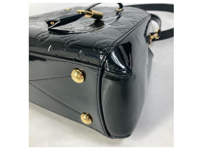 Borsa Montaigne BB in Monogram Vernis di Louis Vuitton Nero - vista 8