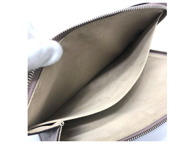 Pochette Jour PM in pelle Taurillon Louis Vuitton Beige Taupe - vista 10