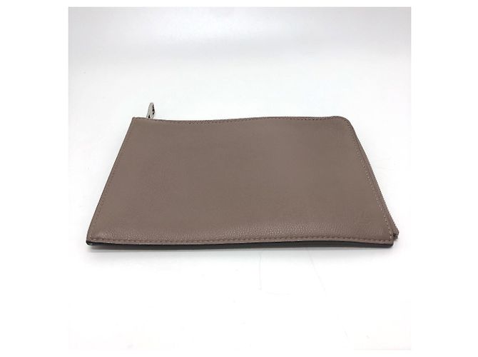 Pochette Jour PM in pelle Taurillon Louis Vuitton Beige Taupe - vista 3