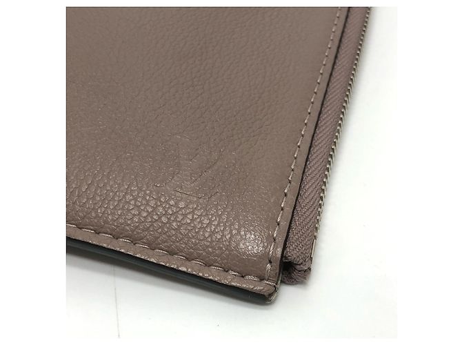 Pochette Jour PM in pelle Taurillon Louis Vuitton Beige Taupe - vista 4