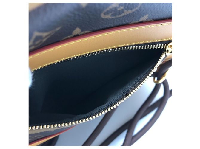 Borsa a Spalla Randonne Monogram Stripe di Louis Vuitton Marrone - vista 13