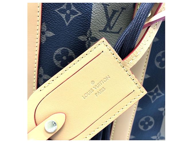 Borsa a Spalla Randonne Monogram Stripe di Louis Vuitton Marrone - vista 14