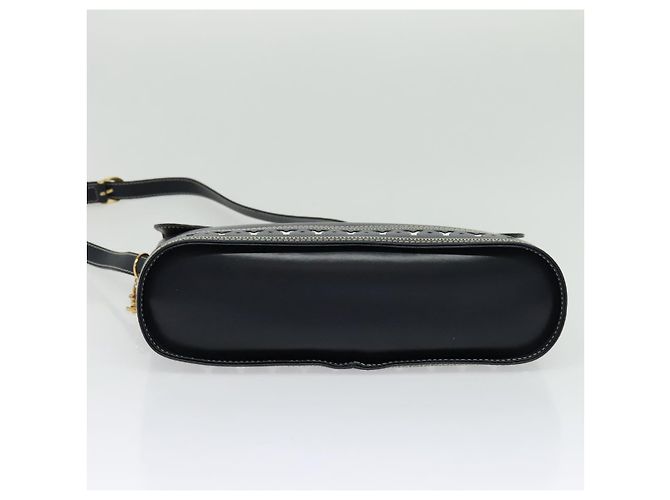 Saint Laurent Borsa a spalla Y Cut in pelle blu navy e oro Auth sw1140V D'oro - vista 5