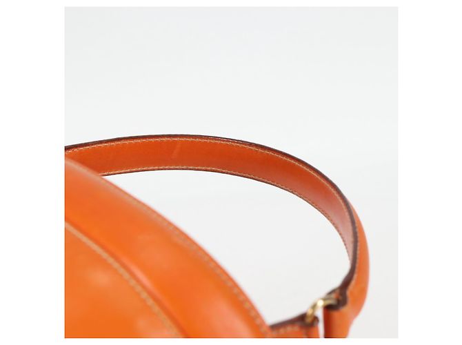 Borsa a Spalla PRADA in Pelle 2 in 1 Arancione Oro Auth ki5845 D'oro - vista 14