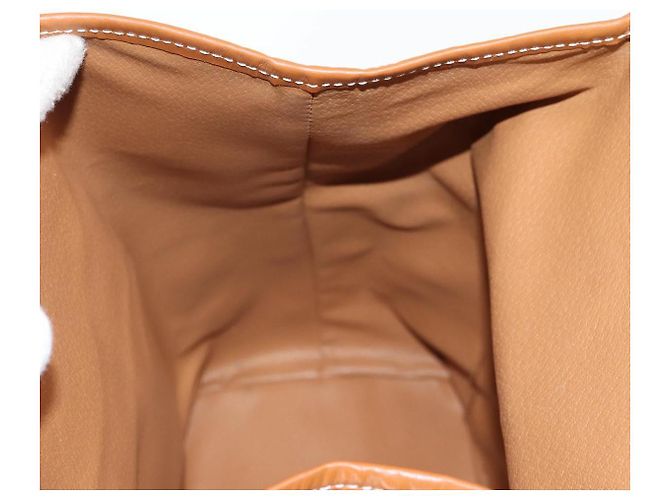 Céline CELINE Macadam Canvas Backpack PVC Leather Brown Gold Auth 133049 Golden - view 24