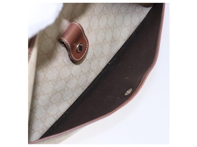 Borsa a Mano GUCCI GG Supreme PVC Bianco Oro 189898 Auth sw1305 D'oro - vista 25