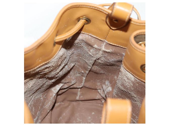 Gucci Borsa a Spalla Micro GG Supreme PVC Beige Oro Auth ep9824 D'oro - vista 20