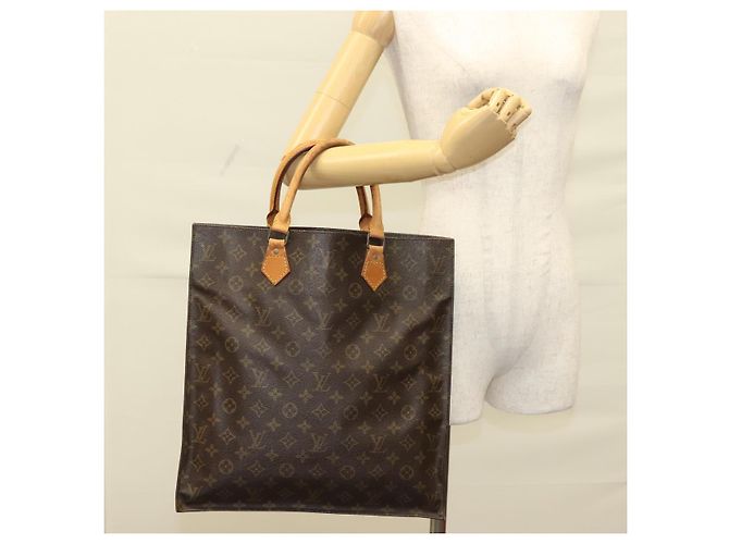 LOUIS VUITTON Borsa Sac Plat Monogram M51140 LV Auth 133062 Monogramma - vista 19