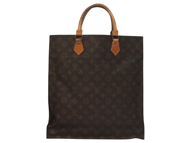 LOUIS VUITTON Borsa Sac Plat Monogram M51140 LV Auth 133062 Monogramma - vista 2