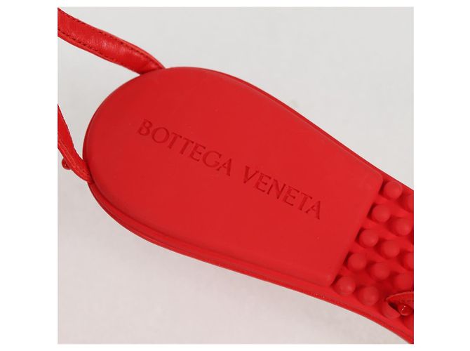 Autre Marque BOTTEGA VENETA Sandali Pelle Rosa Auth 134459M - vista 8