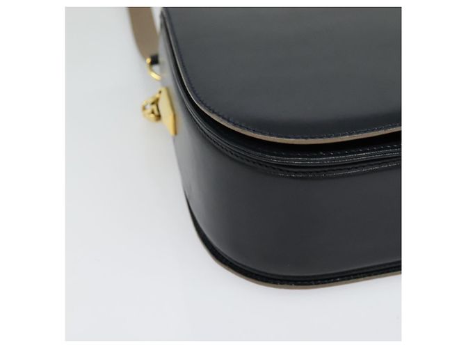 BALLY Borsa a Spalla in Pelle Nera e Oro Auth sw1097 Nero D'oro - vista 15