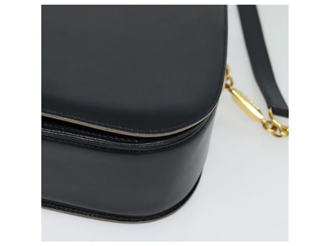 BALLY Borsa a Spalla in Pelle Nera e Oro Auth sw1097 Nero D'oro - vista 16