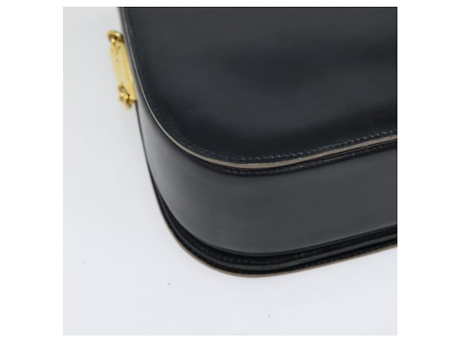 BALLY Borsa a Spalla in Pelle Nera e Oro Auth sw1097 Nero D'oro - vista 17