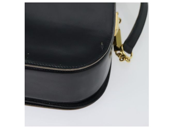 BALLY Borsa a Spalla in Pelle Nera e Oro Auth sw1097 Nero D'oro - vista 18