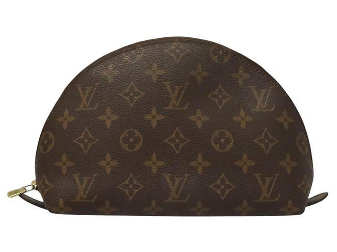 LOUIS VUITTON Pochette Cosmetica Demi Ronde Monogram M47520 LV Auth 136089 Monogramma - vista 13