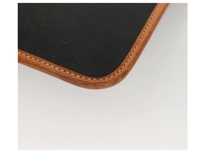 Borsa a spalla con catena Christian Dior in tela PVC nera Auth sw1313 - vista 16