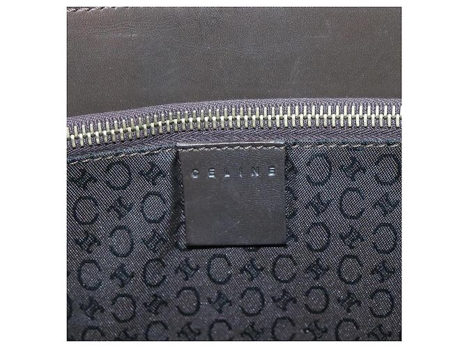 Céline CELINE C Macadam Canvas Tote Bag Gold Weiß Auth ep9987 Golden - Ansicht 17