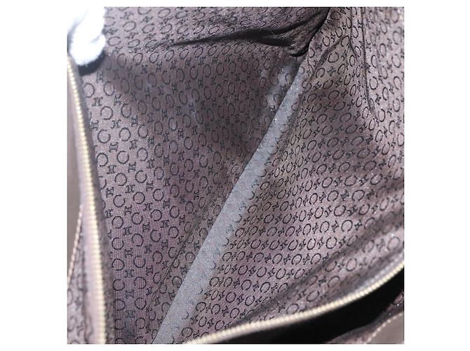 Céline CELINE C Macadam Canvas Tote Bag Gold Weiß Auth ep9987 Golden - Ansicht 20