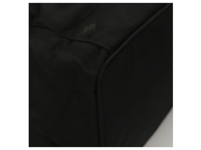 Pochette Vanity PRADA Nylon Nero Argento Auth sw1276 - vista 14