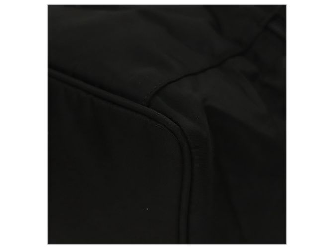 Pochette Vanity PRADA Nylon Nero Argento Auth sw1276 - vista 15