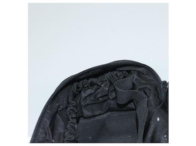 Pochette Vanity PRADA Nylon Nero Argento Auth sw1276 - vista 20
