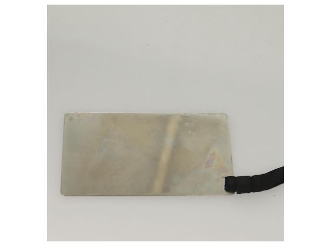 Pochette Vanity PRADA Nylon Nero Argento Auth sw1276 - vista 23