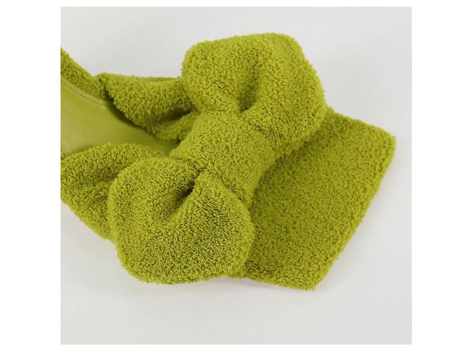 Autre Marque Sandali Pile Verde Chiaro Auth 134460M - vista 10