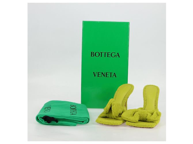 Autre Marque Sandali Pile Verde Chiaro Auth 134460M - vista 11