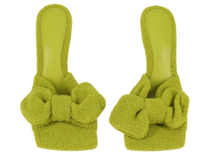 Autre Marque Sandali Pile Verde Chiaro Auth 134460M - vista 2