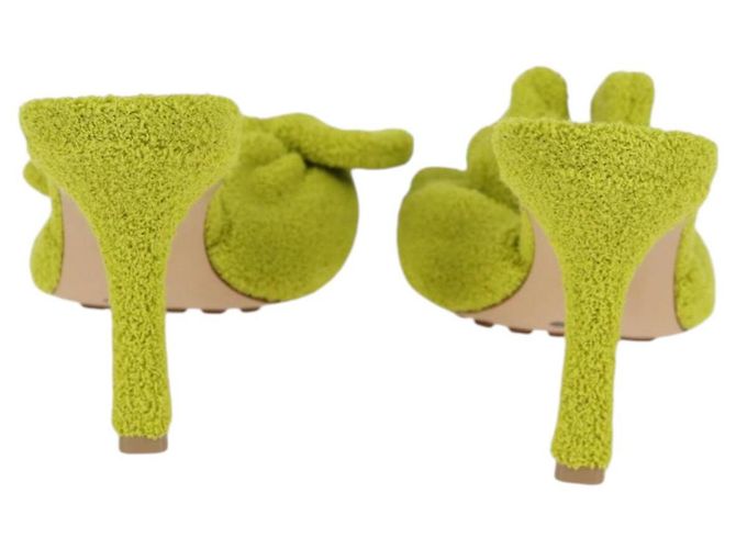 Autre Marque Sandali Pile Verde Chiaro Auth 134460M - vista 3