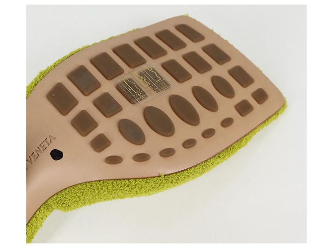 Autre Marque Sandali Pile Verde Chiaro Auth 134460M - vista 7