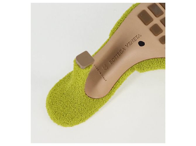 Autre Marque Sandali Pile Verde Chiaro Auth 134460M - vista 8