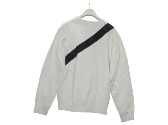 Entrenador Trotter Saddle de algodón blanco Auth 128882M Christian Dior - vista 2