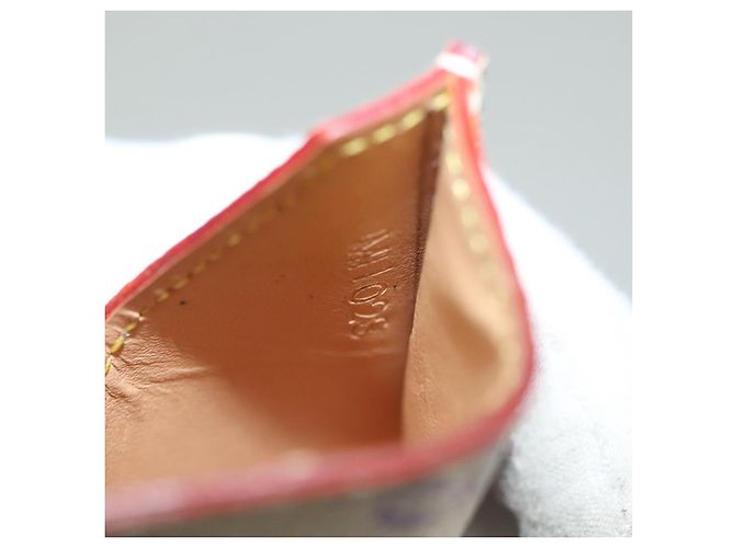 LOUIS VUITTON Monogramm Multicolor Etui Miroir M92651 LV Auth 135691 Weiß - Ansicht 10